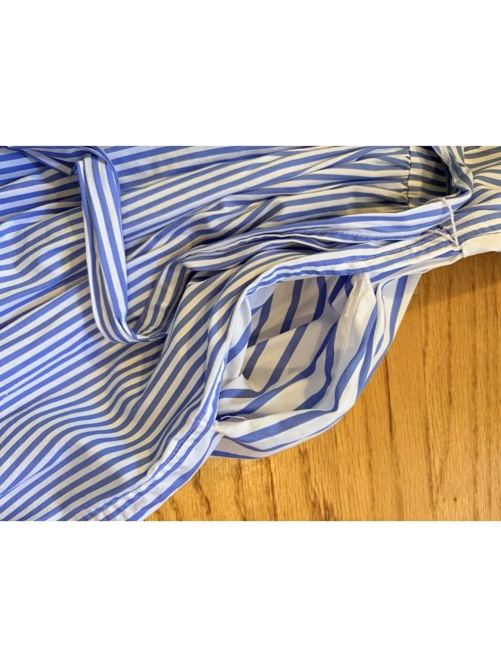 Polo Ralph Lauren- Blue/White Striped Dress w/ Pockets, Girls Size-10